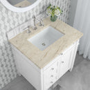 James Martin Brittany 30" Single Bathroom Vanity, Bright White