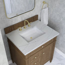 James Martin Brittany 30" Single Bathroom Vanity, Pecan
