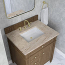 James Martin Brittany 30" Single Bathroom Vanity, Pecan