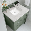James Martin Brittany 30" Single Bathroom Vanity, Smokey Celadon
