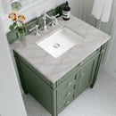 James Martin Brittany 30" Single Bathroom Vanity, Smokey Celadon