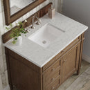 James Martin Brittany 36" Single Bathroom Vanity, Saddle Brown