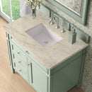 James Martin Brittany 36" Single Bathroom Vanity, Sage Green