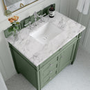 James Martin Brittany 36" Single Bathroom Vanity, Smokey Celadon