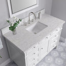 James Martin Brittany 48" Single Bathroom Vanity, Bright White