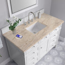 James Martin Brittany 48" Single Bathroom Vanity, Bright White