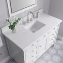 James Martin Brittany 48" Single Bathroom Vanity, Bright White
