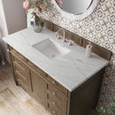James Martin Brittany 48" Single Bathroom Vanity, Saddle Brown