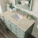 James Martin Brittany 48" Single Bathroom Vanity, Sage Green