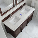 James Martin Brittany 60" Double Bathroom Vanity, Burnished Mahogany