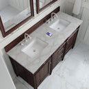 James Martin Brittany 60" Double Bathroom Vanity, Burnished Mahogany