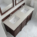 James Martin Brittany 60" Double Bathroom Vanity, Burnished Mahogany