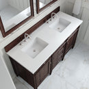 James Martin Brittany 60" Double Bathroom Vanity, Burnished Mahogany
