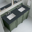 James Martin Brittany 60" Double Bathroom Vanity, Smokey Celadon