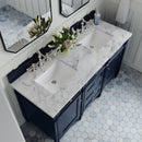 James Martin Brittany 60" Double Bathroom Vanity, Victory Blue