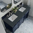 James Martin Brittany 60" Double Bathroom Vanity, Victory Blue