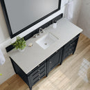 James Martin Brittany 60" Single Bathroom Vanity, Black Onyx