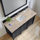 James Martin Brittany 60" Single Bathroom Vanity, Black Onyx