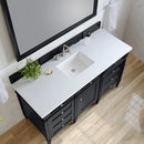 James Martin Brittany 60" Single Bathroom Vanity, Black Onyx
