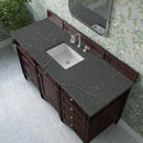 James Martin Brittany 60" Single Bathroom Vanity, Burnished Mahogany