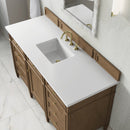 James Martin Brittany 60" Single Bathroom Vanity, Pecan
