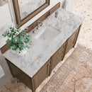 James Martin Brittany 60" Single Bathroom Vanity, Saddle Brown