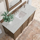 James Martin Brittany 60" Single Bathroom Vanity, Saddle Brown