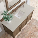 James Martin Brittany 60" Single Bathroom Vanity, Saddle Brown