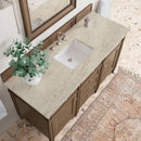 James Martin Brittany 60" Single Bathroom Vanity, Saddle Brown