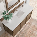 James Martin Brittany 60" Single Bathroom Vanity, Saddle Brown