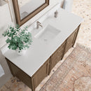 James Martin Brittany 60" Single Bathroom Vanity, Saddle Brown