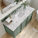 James Martin Brittany 60" Single Bathroom Vanity, Smokey Celadon