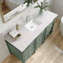 James Martin Brittany 60" Single Bathroom Vanity, Smokey Celadon