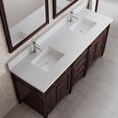 James Martin Brittany 72" Double Bathroom Vanity, Burnished Mahogany