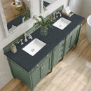 James Martin Brittany 72" Double Bathroom Vanity, Smokey Celadon