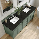 James Martin Brittany 72" Double Bathroom Vanity, Smokey Celadon