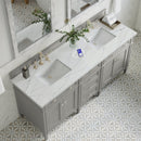 James Martin Brittany 72" Double Bathroom Vanity, Urban Gray