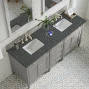 James Martin Brittany 72" Double Bathroom Vanity, Urban Gray