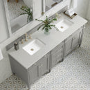 James Martin Brittany 72" Double Bathroom Vanity, Urban Gray