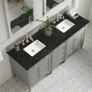 James Martin Brittany 72" Double Bathroom Vanity, Urban Gray