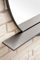 James Martin Platform 36" Mirror, Modern Iron