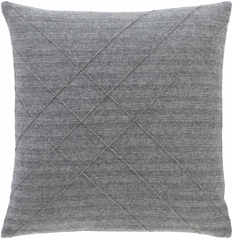 Edegem Charcoal Pillow Cover