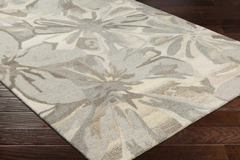 Ilfeld Athena Beige Floral Wool Rug
