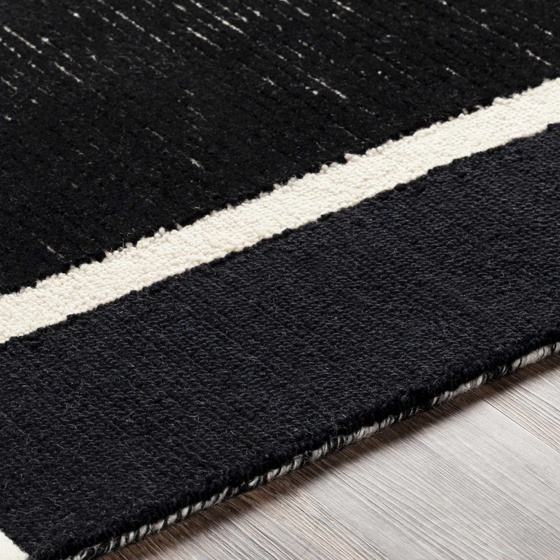 Bro Black&White Wool Rug