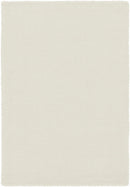 Brockton Solid Light Beige Wool Rug