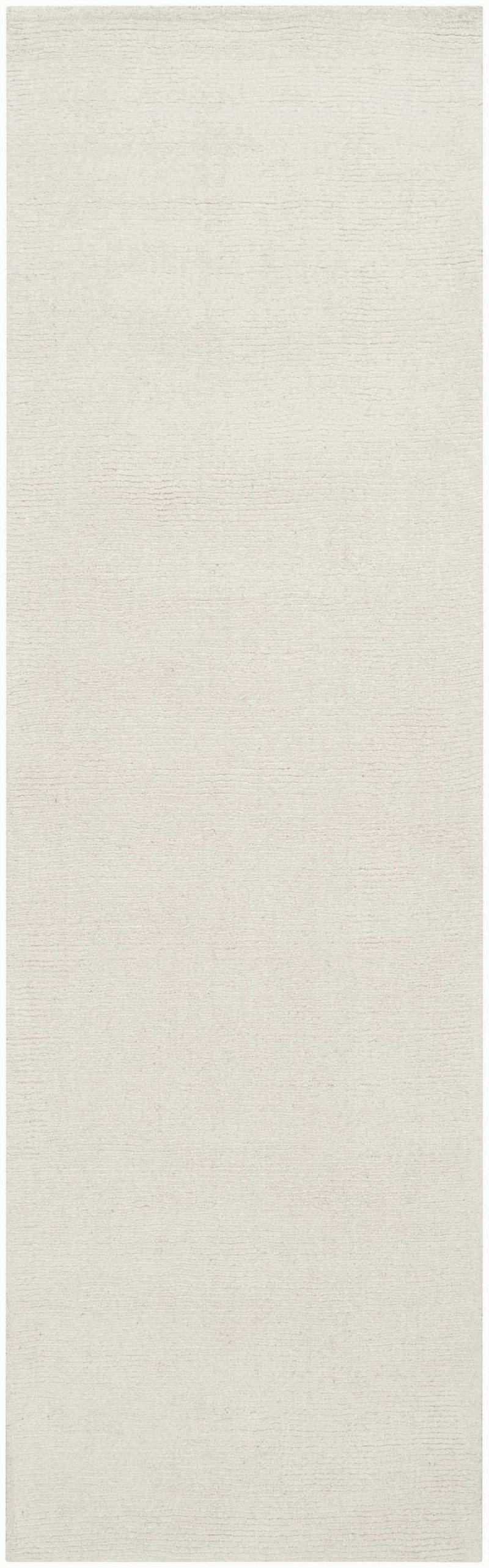 Brockton Solid Light Beige Wool Rug