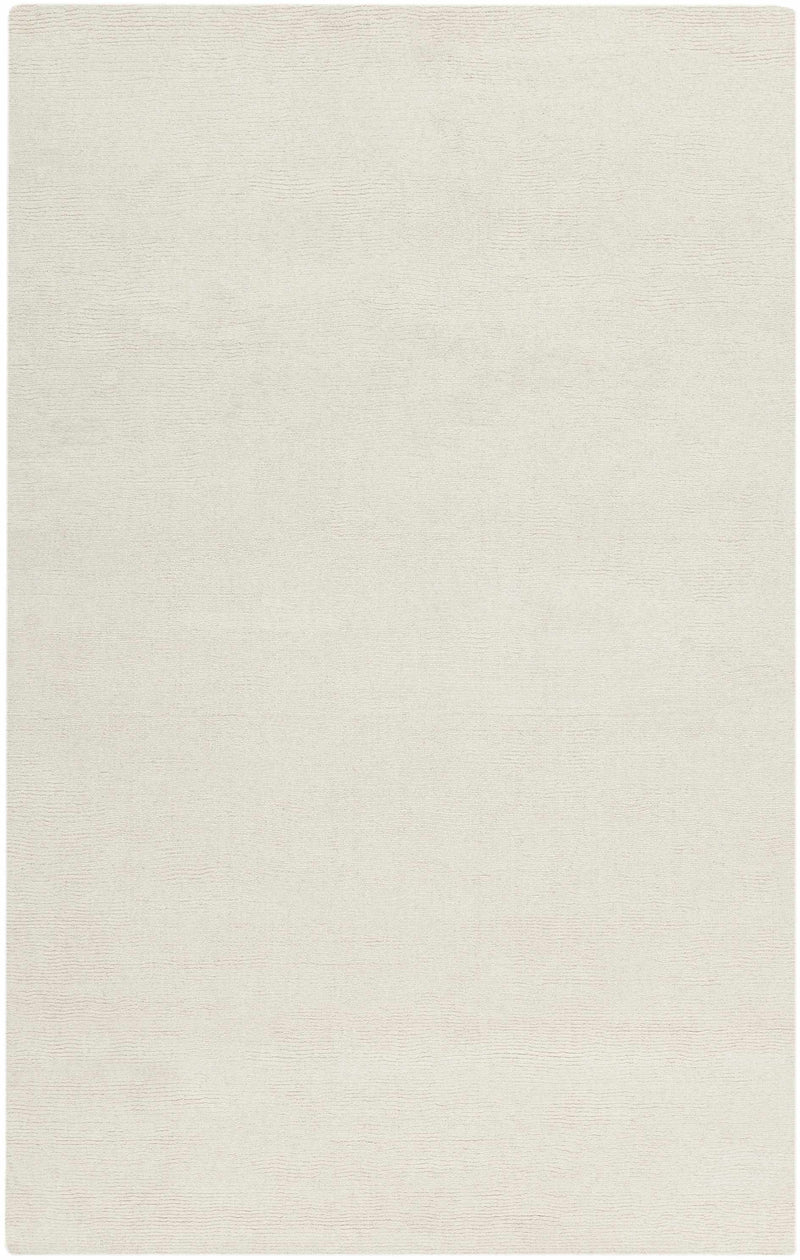 Brockton Solid Light Beige Wool Rug