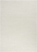 Brockton Solid Light Beige Wool Rug