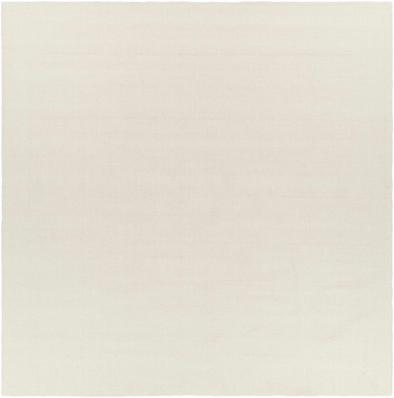 Brockton Solid Light Beige Wool Rug