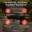 Broilmaster P3X Super Premium Cast Aluminum Gas Grill With Flare Busters, Griddle And Smoker Shutter (SAK98194)